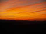 Sunrise looking northwest up 87