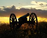 Cannon at Sunset