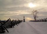 Snowy Morning at Bloody Lane