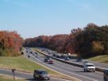 a picture of cars on the Baltimore Washington Parkway near Greenbelt Road