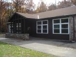 Exterior view of Entrance to Dining Hall