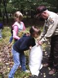 Volunteers span the generations.