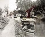 Launch approaching Pennyfield Lock