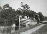 Canal Boat along the towpath