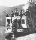 Men boarding boat