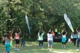Zumba class during Feet in the Street