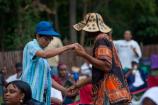 Visitors enjoying the music