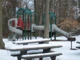Sweetgum Picnic Area in the snow