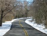 Park Central Road after the plow