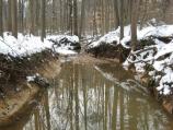 Still Creek with snow on its banks