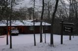 The Greenbelt Park Ranger Station in the snow