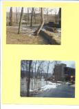 Visitor Center during and after the flood