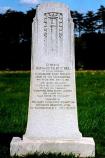The monument to General Barnard E. Bee, killed during the Battle of First Manassas. Located on Henry Hill.