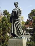 The Dante Statue was the first to be placed in Meridian Hill Park.
