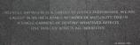 North Wall Inscription(s)