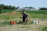 Archeologist excavate site of Best Farm Slave Village