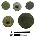 Buttons: Artifact excavated and the Best Farm Slave Village Site.