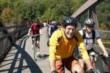 Biking the Trail