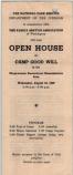 A brochure for the 1939 open house at Camp Goodwill.