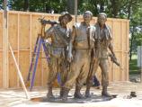Three Servicemen Statue Pre-Restoration 5-25-10