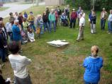 Blitz participants gather for a pre-blitz session with Dr. Richard Bradley.