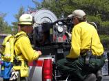 Fire crew at prescribed burn.