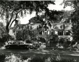 Front of the Old House with car, C. 1950s