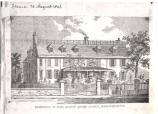 Woodcut of the Residence of John Quincy, 1846