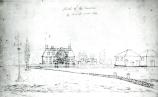 Sketch of the Mansion by Abigail Smith Adams, 1820
