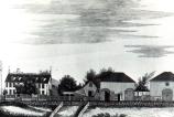 A drawing of The Adams Seat in Quincy, 1828