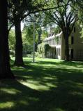 Side view of the Old House and front lawn, 2006
