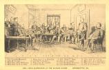Postcard of Gen. Lee's surrender at the McLean House