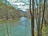 Springtime view of Bluestone River