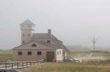 Old Harbor Life-Saving Station in the mist, Provincetown