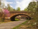 The meticulous landscaping undertaken during the construction of the Colonial Parkway in the 1930s is evident to this day.