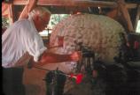 At the Historic Jamestowne Glasshouse, costumed craftsmen demonstrate the same glassblowing and production techniques used by their 17th-century Jamestown counterparts.