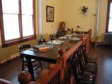 Legal Inspectors at Ellis Island sat at this desk during Board of Special Inquiry Hearings