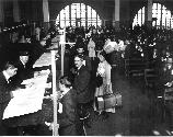 Immigrant Inspection in Great Hall-Ellis Island
