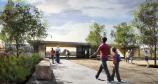 Visitor Shelter and Memorial Plaza Gateway near the Crash Site. (Image credit: bioLINIA and Paul Murdoch Architects)