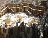The new foundation for the Grange is prepared at St. Nicholas Park, New York City. The Grange will begin its move from Convent Ave. to St. Nicholas Park on June 7, 2008. Check back for day by day progress of the move starting on that date.