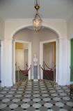 The entrance foyer with Hamilton's bust