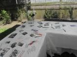 Table display close up