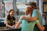Ranger at Visitor Center front desk.