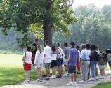 Civil War Teachers Institute was an exciting and engaging week long teacher workshop at Richmond National Battlefield Park. Here the teachers learn about the life of the common soldier by experiencing basic drill.