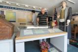13 Visitors at exhibit