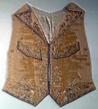 This brightly embroidered waistcoat belonged to the famous merchant Elias Hasket Derby