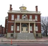 The U.S. Custom House, built in 1819, is a fine example of Federal Period architecture.