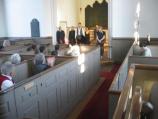 The cast of the Red Monkey Theatre Group, takes their bows after performing a portion of William Shakespeare’s 