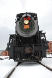 Canadian National #3254 poses in the Steamtown NHS railyard prior to transporting excursion riders aboard the 