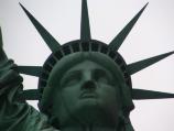 Statue of Liberty's face and diadem(crown) which symbolizes the seven seas and continents of the world.